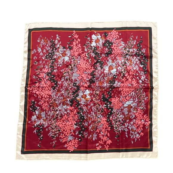 Water Repellent Vintage Japanese Silk Acetate Fashion Scarf Eastman Mfg Headwear - Picture 1 of 5